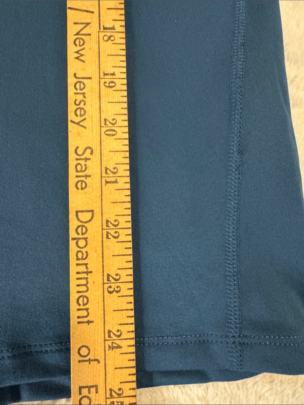 Nike Dri-FIT Long Sleeve Quarter-Zip Top in Teal Blue - Picture 10 of 10